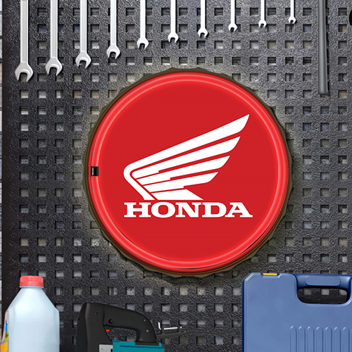 LED ロープ ネオン サイン HONDA LOGO ボトルキャップ
