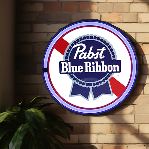 LED ロープ ネオン サイン PABST BLUE RIBBON ボトルキャップ
