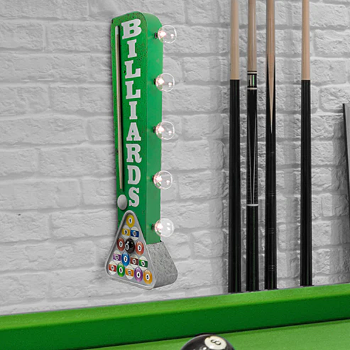 オフ ザ ウォール LED サイン BILLARDS