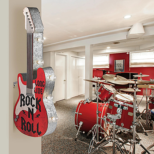 オフ ザ ウォール LED サイン ROCK N ROLL