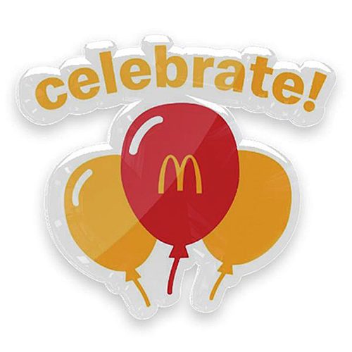 マクドナルド ピンバッジ Celebrate Balloons