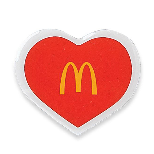 マクドナルド ピンバッジ Arches Heart