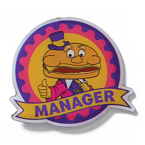 マクドナルド ピンバッジ Manager Mayor McCheese