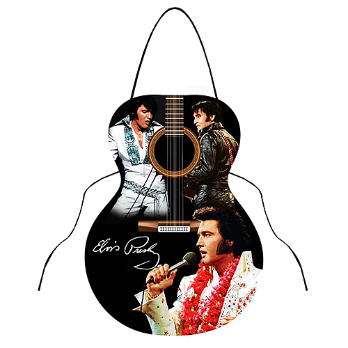 エルヴィス・プレスリー コットン エプロン Guitar Shape 3 Images