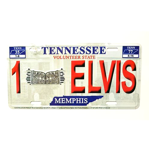 エルヴィス・プレスリー ライセンス プレート 1ELVIS