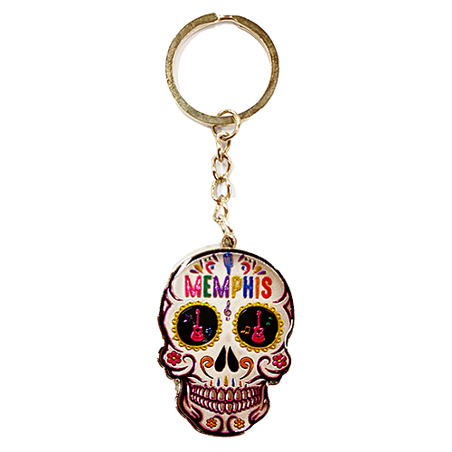 キーチェーン Memphis Sugar Skull
