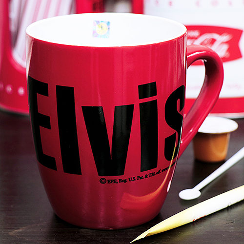 エルヴィス・プレスリー 14oz. マグカップ I Love Red