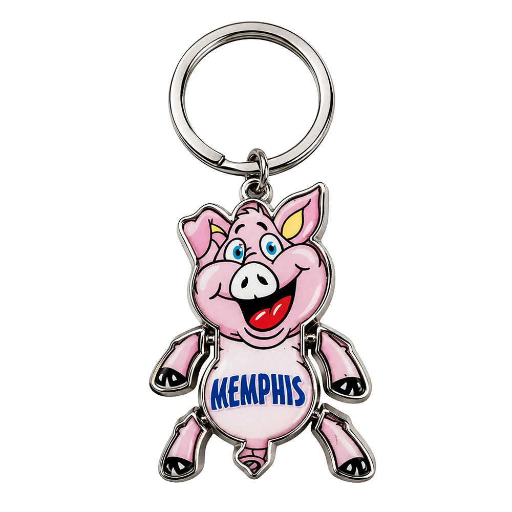 メタル キーリング Memphis Pig Swivel