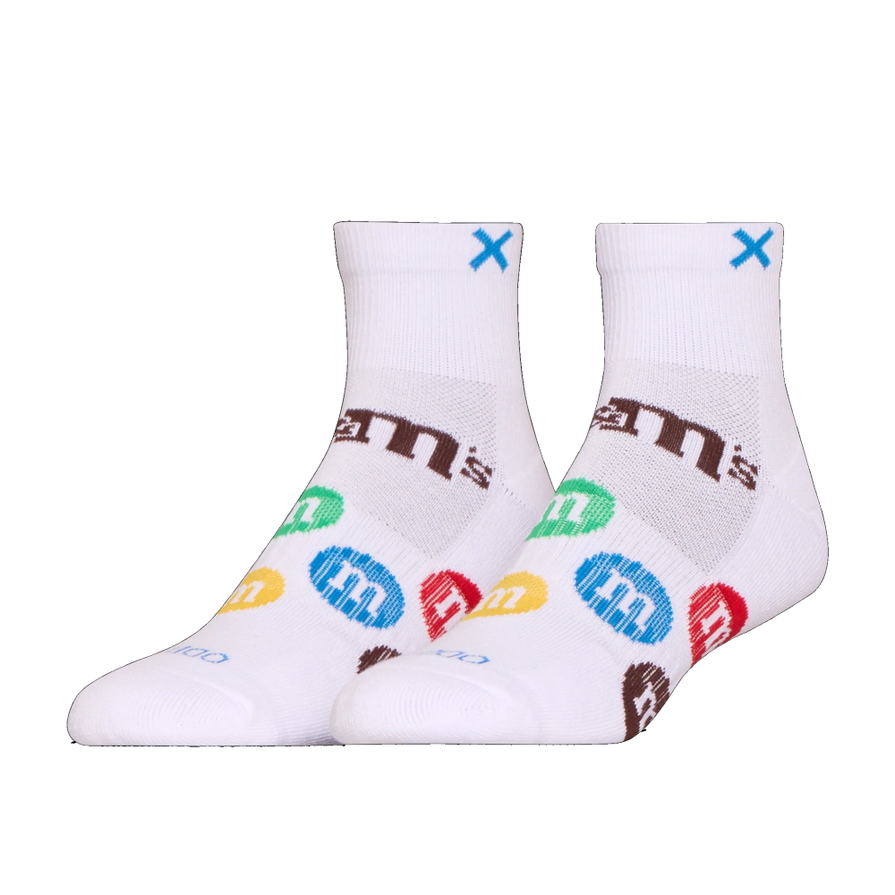 オッド ソックス（ODD SOX）クォーター ソックス ミディアム サイズ M&M'S LENTILS