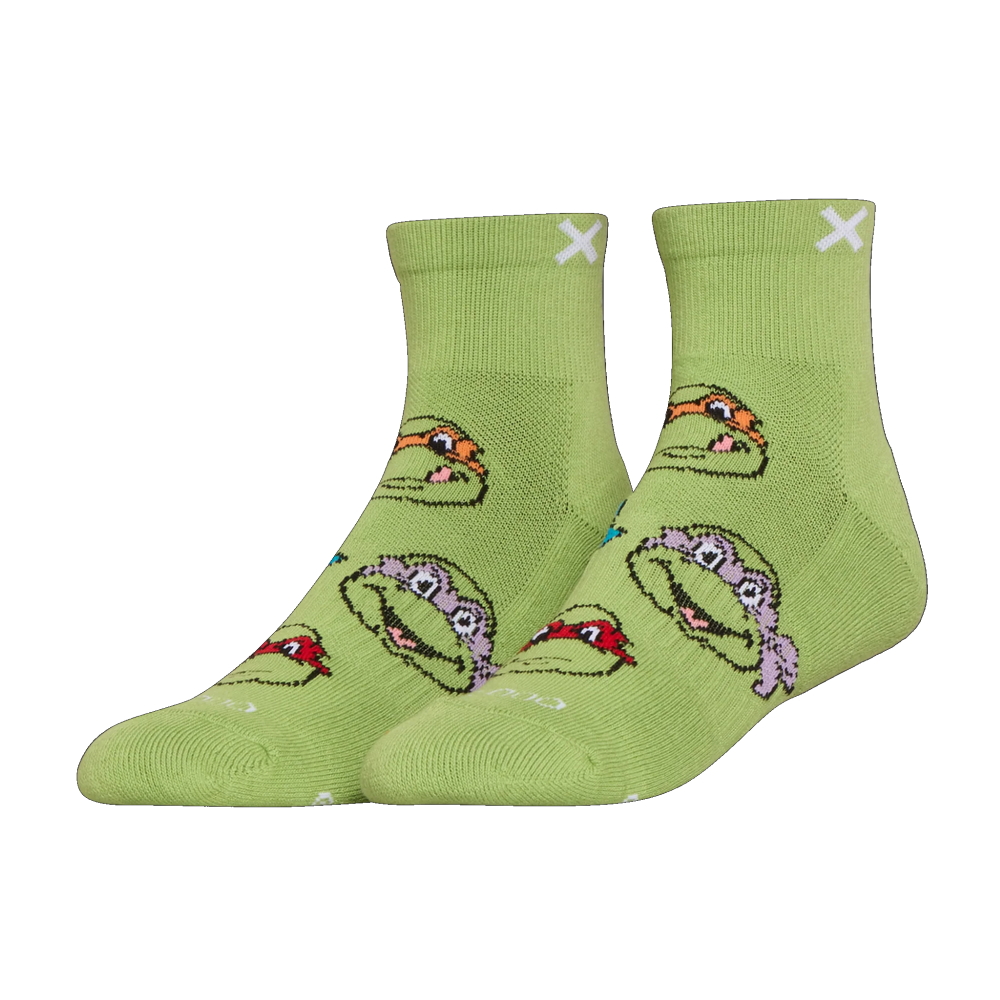 オッド ソックス（ODD SOX）クォーター ソックス ミディアム サイズ TMNT CLASSIC