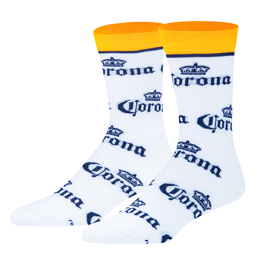 クレイジー ソックス（CRAZY SOCKS）メンズ クルー ソックス CORONA GOLD