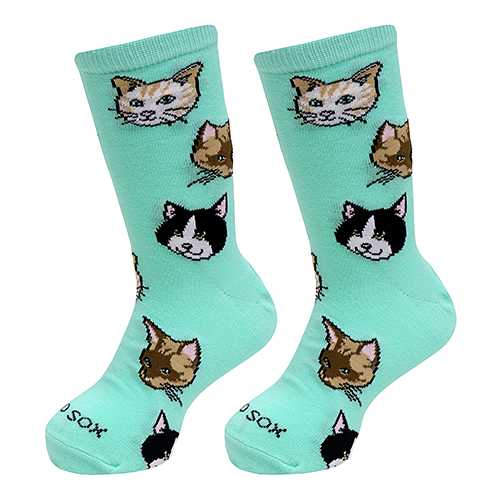 オッド ソックス（ODD SOX）クルー ソックス キッズ CATS