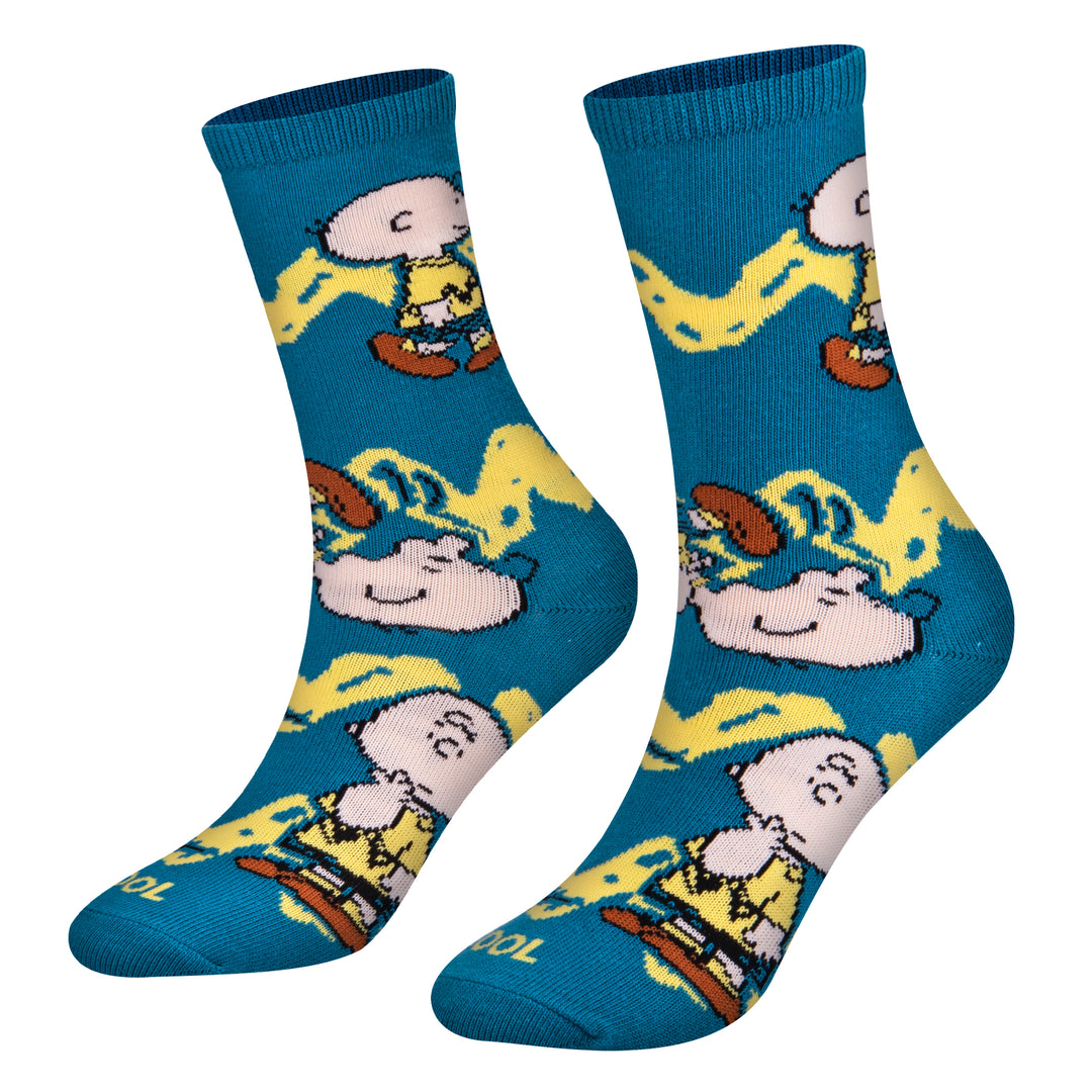 オッド ソックス（ODD SOX）クルー ソックス キッズ FACES OF CHARLIE BROWN