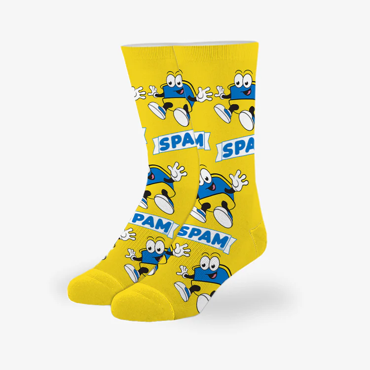 オッド ソックス（ODD SOX）クルー ソックス キッズ I'M FEELING SPAM
