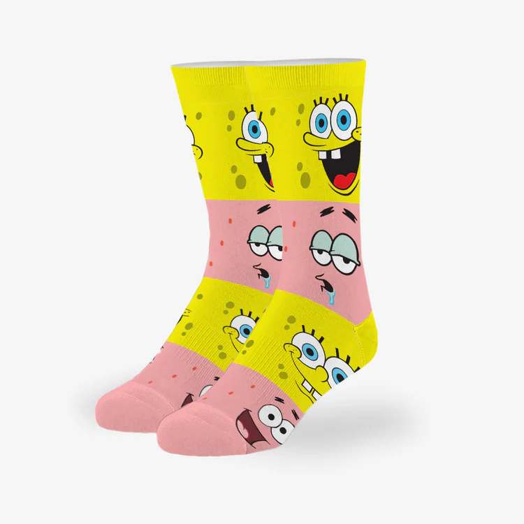 オッド ソックス（ODD SOX）クルー ソックス キッズ SPONGEBOB & PATRICK