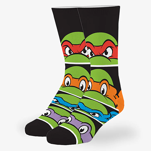 オッド ソックス（ODD SOX）クルー ソックス キッズ TMNT MASKS