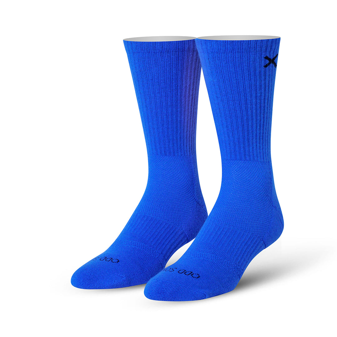 オッド ソックス（ODD SOX）クルー ソックス ラージ サイズ BASIX BLUE CREW