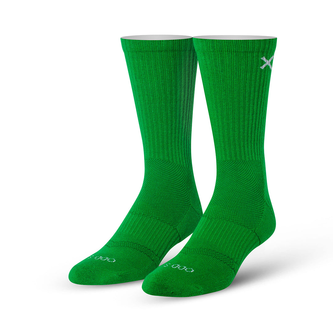 オッド ソックス（ODD SOX）クルー ソックス ラージ サイズ BASIX GREEN CREW