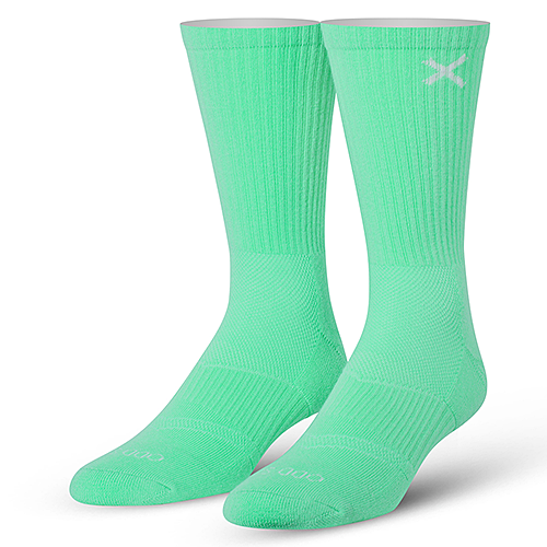 オッド ソックス（ODD SOX）クルー ソックス ラージ サイズ BASIX MINT GREEN CREW