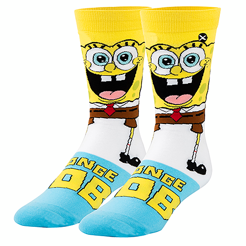 オッド ソックス（ODD SOX）クルー ソックス ラージ サイズ SPONGEBOB SMILEPANTS