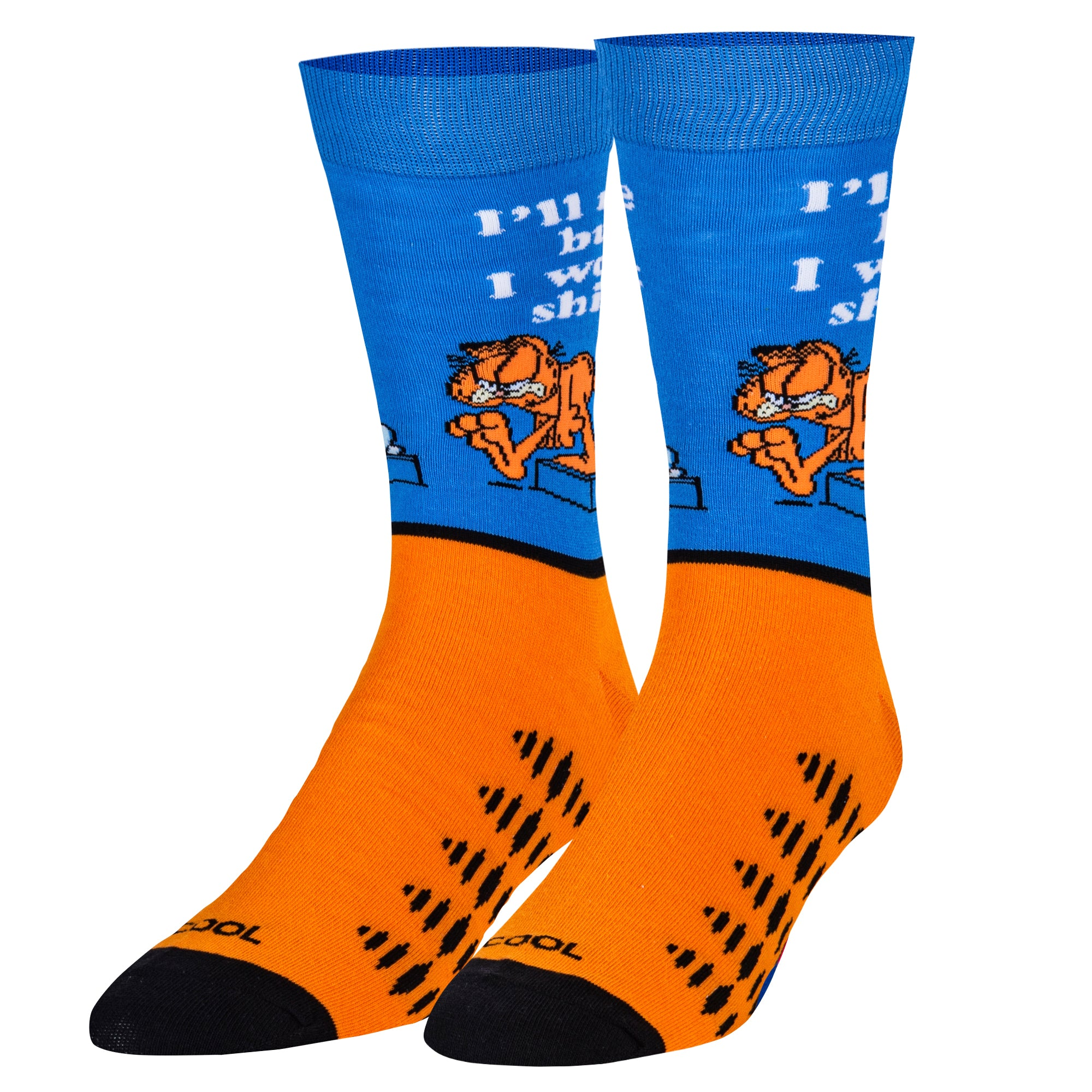 オッド ソックス（ODD SOX）クルー ソックス ラージ サイズ GARFIELD RISE & SHINE