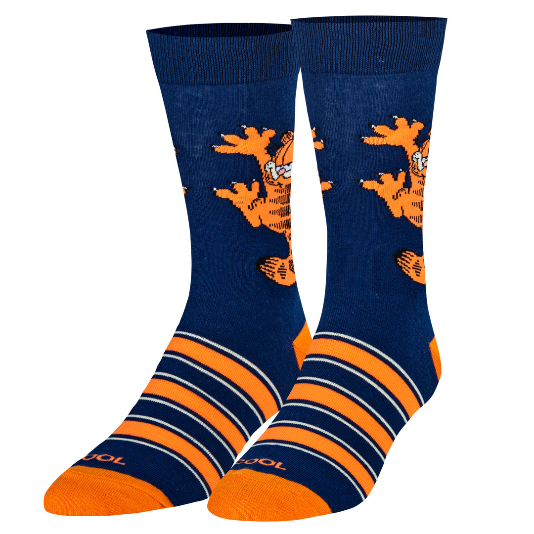 オッド ソックス（ODD SOX）クルー ソックス ラージ サイズ GARFIELD CLIMBING