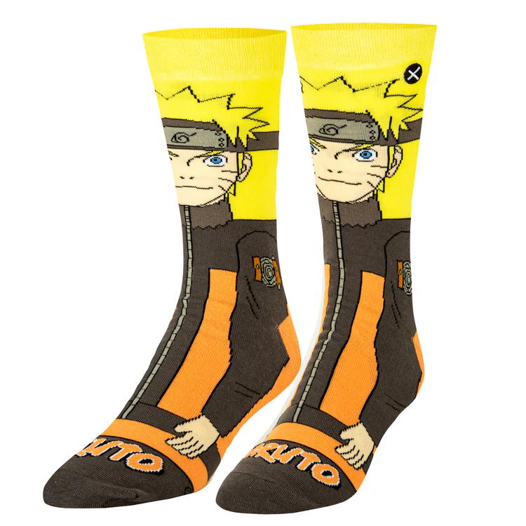 オッド ソックス（ODD SOX）クルー ソックス ラージ サイズ NARUTO 360