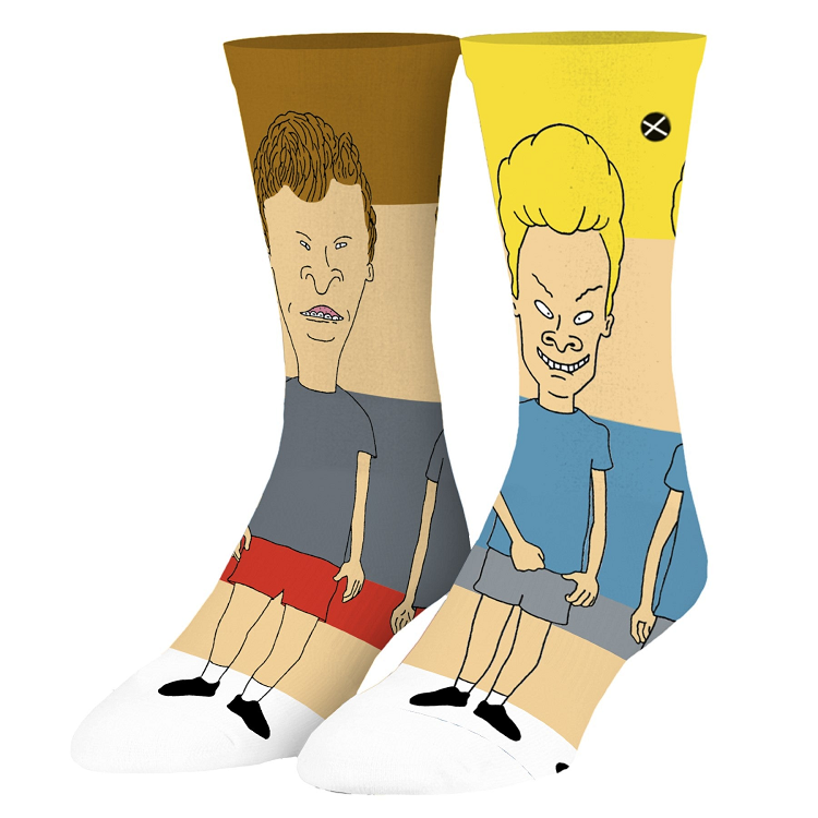 オッド ソックス（ODD SOX）クルー ソックス ラージ サイズ Beavis and Butt-Head 360