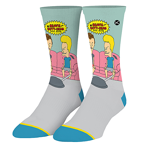 オッド ソックス（ODD SOX）クルー ソックス ラージ サイズ BEAVIS & BUTT HEAD