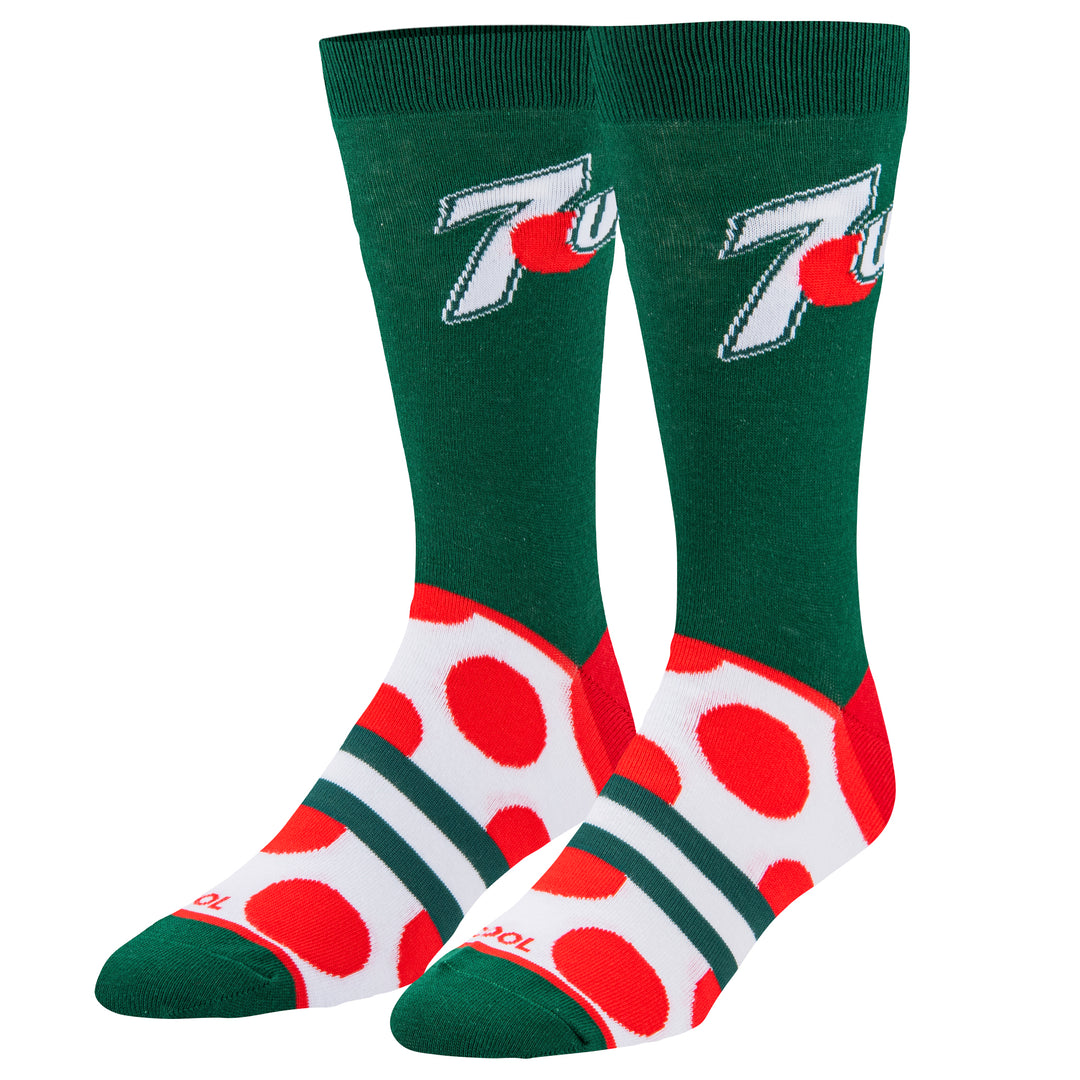オッド ソックス（ODD SOX）クルー ソックス ラージ サイズ 7UP BIG DOTS