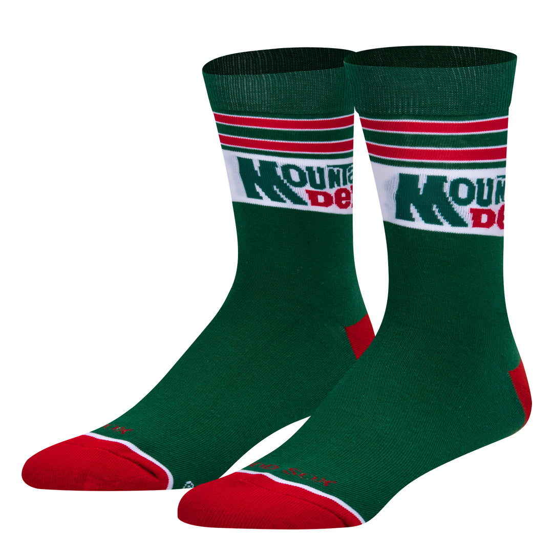 オッド ソックス（ODD SOX）クルー ソックス ラージ サイズ MOUTAIN DEW RETRO