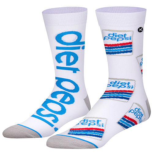 オッド ソックス（ODD SOX）クルー ソックス ラージ サイズ DIET PEPSI SPLIT