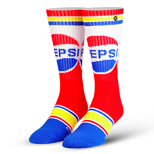 オッド ソックス（ODD SOX）クルー ソックス ラージ サイズ PEPSI RETRO
