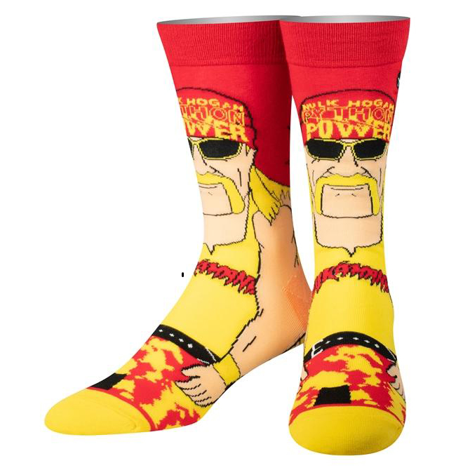 オッド ソックス（ODD SOX）クルー ソックス ラージ サイズ HULK HOGAN