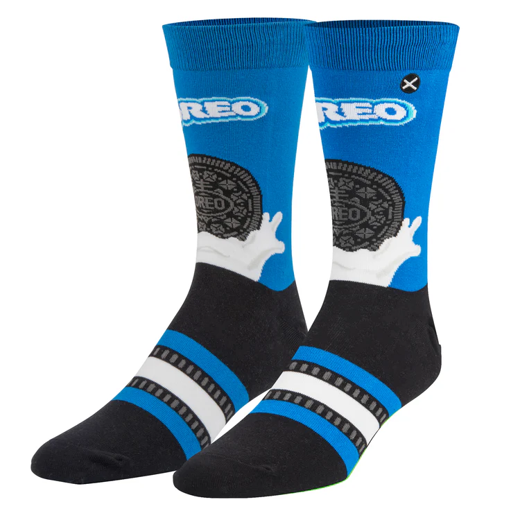 オッド ソックス（ODD SOX）クルー ソックス ラージ サイズ OREO & MILK