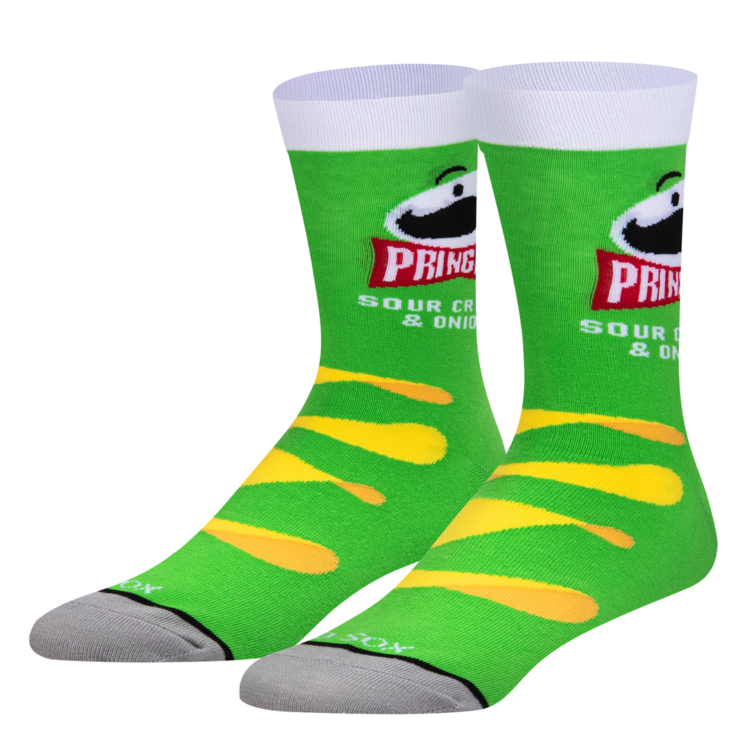 オッド ソックス（ODD SOX）クルー ソックス ラージ サイズ PRINGLES SOUR CREAM & ONION