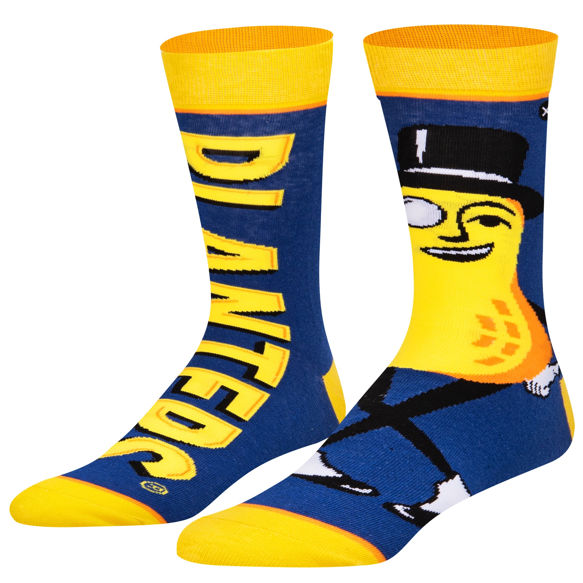 オッド ソックス（ODD SOX）クルー ソックス ラージ サイズ PLANTERS SPLIT