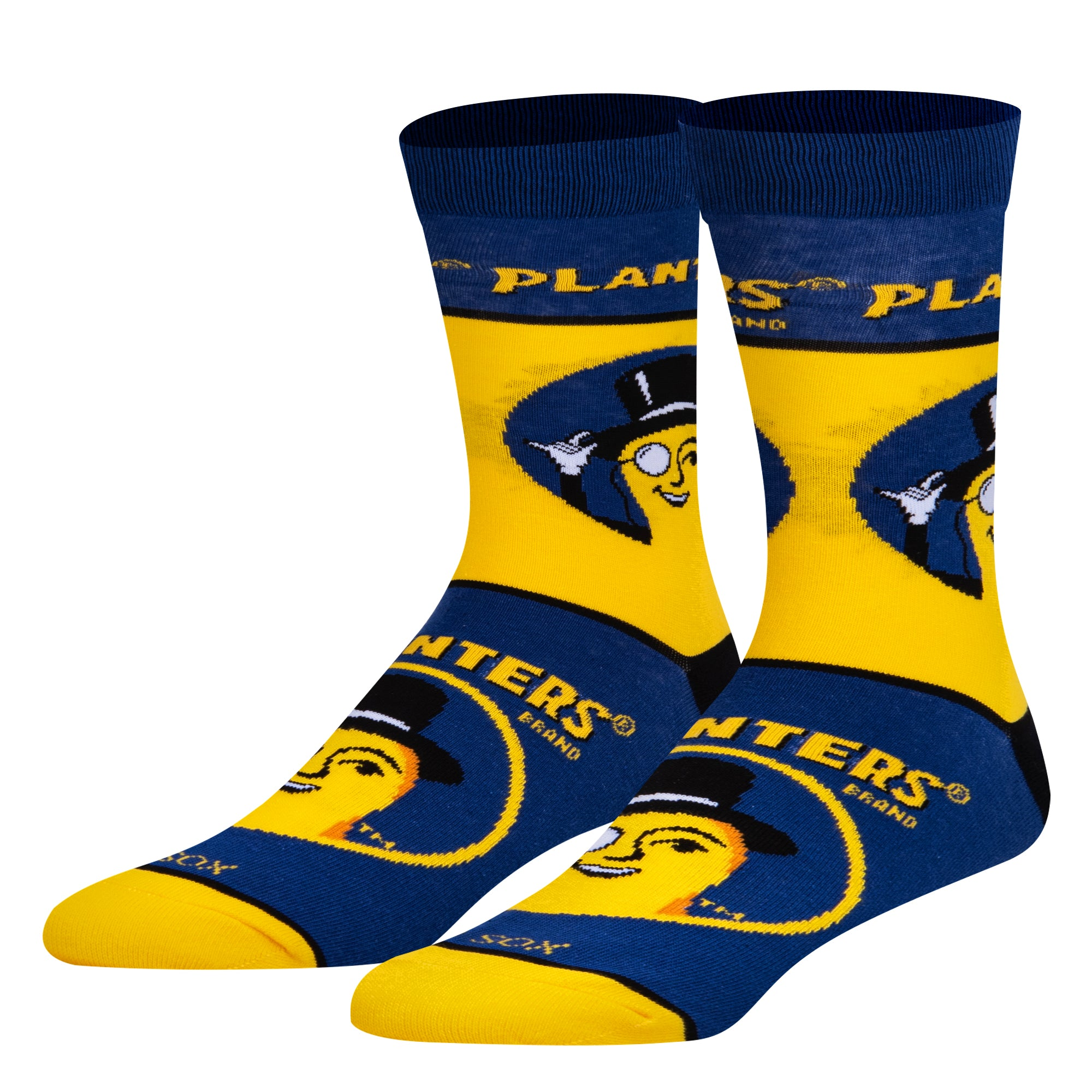 オッド ソックス（ODD SOX）クルー ソックス ラージ サイズ MR.PEANUTS