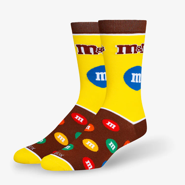 オッド ソックス（ODD SOX）クルー ソックス ラージ サイズ M&M'S