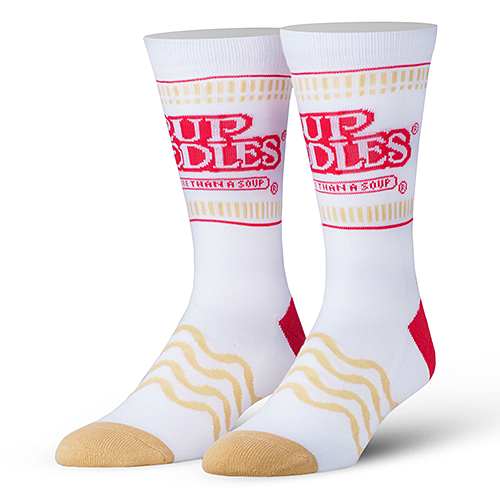 オッド ソックス（ODD SOX）クルー ソックス ラージ サイズ CUP NOODLES