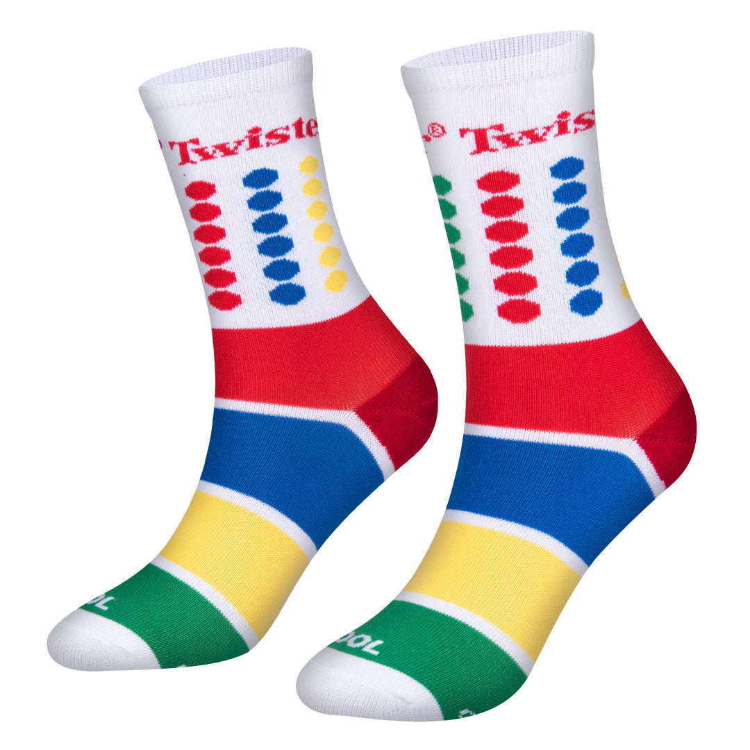 オッド ソックス（ODD SOX）クルー ソックス ラージ サイズ TWISTER COLORS