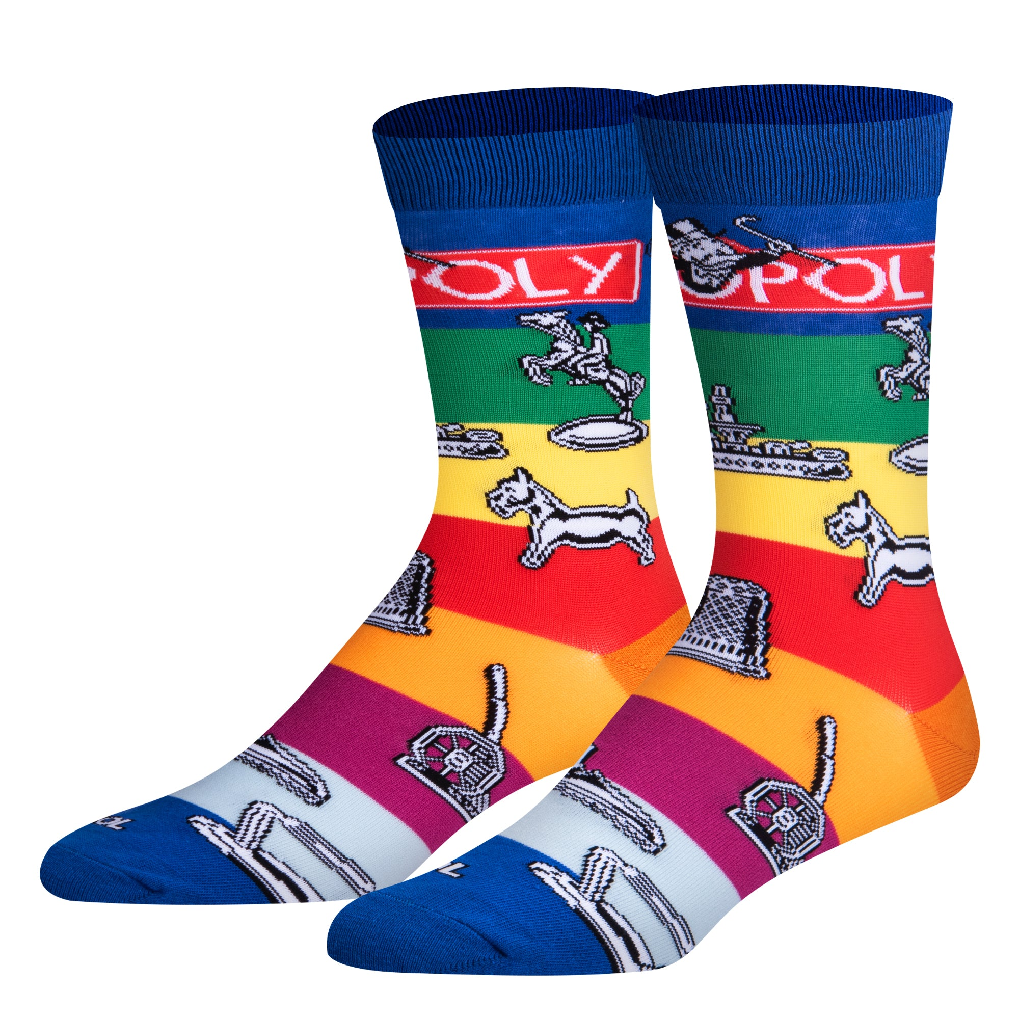 オッド ソックス（ODD SOX）クルー ソックス ラージ サイズ MONOPOLY PIECES