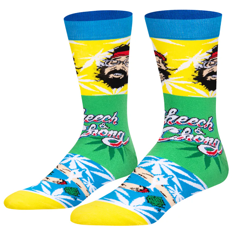 オッド ソックス（ODD SOX）クルー ソックス ラージ サイズ CHEECH & CHONG MASH-UP