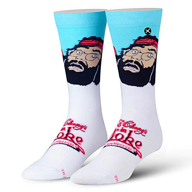 オッド ソックス（ODD SOX）クルー ソックス ラージ サイズ CHEECH & CHONG UP IN SMOKE