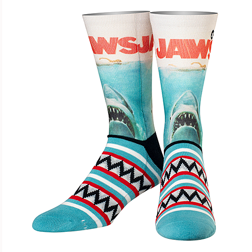 オッド ソックス（ODD SOX）クルー ソックス ラージ サイズ JAWS