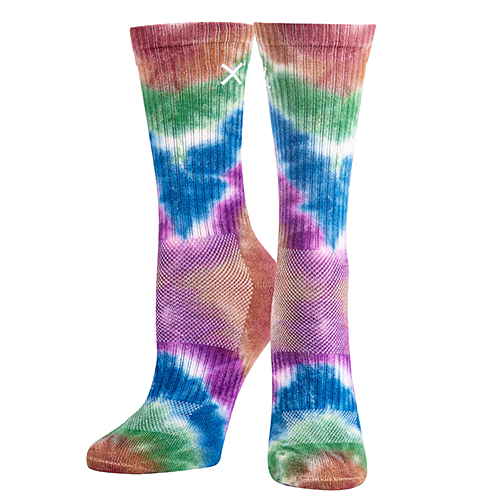 オッド ソックス（ODD SOX）クルー ソックス ミディアム サイズ TIE DYE HIPPY CREW
