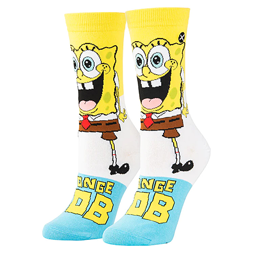 オッド ソックス（ODD SOX）クルー ソックス ミディアム サイズ  SPONGEBOB SMILEPANTS