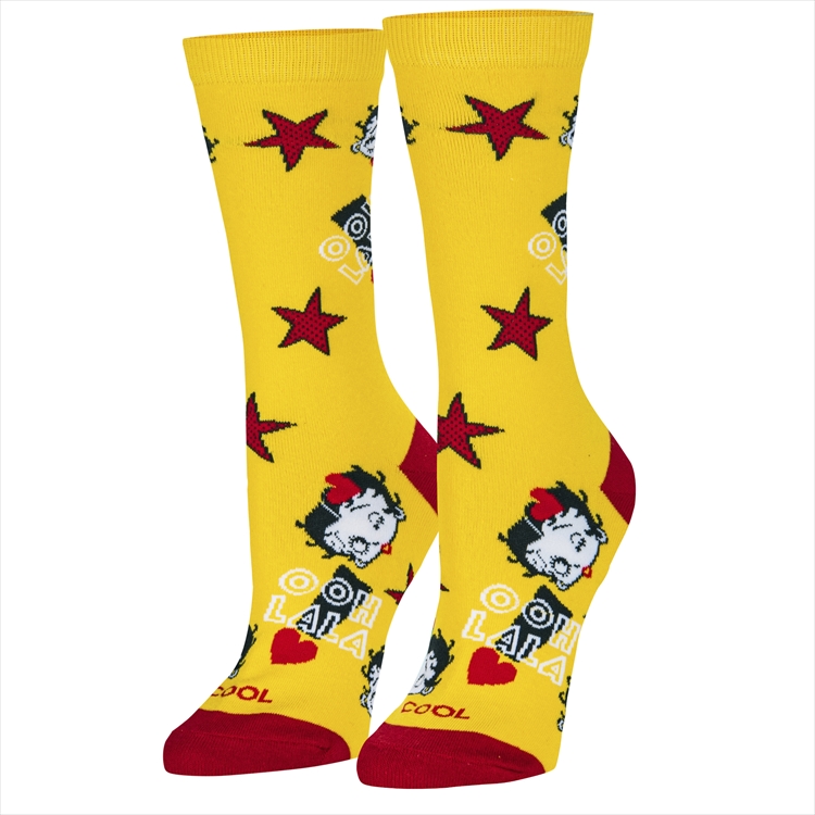 オッド ソックス（ODD SOX）クルー ソックス ミディアム サイズ BETTY BOOP OH LA LA