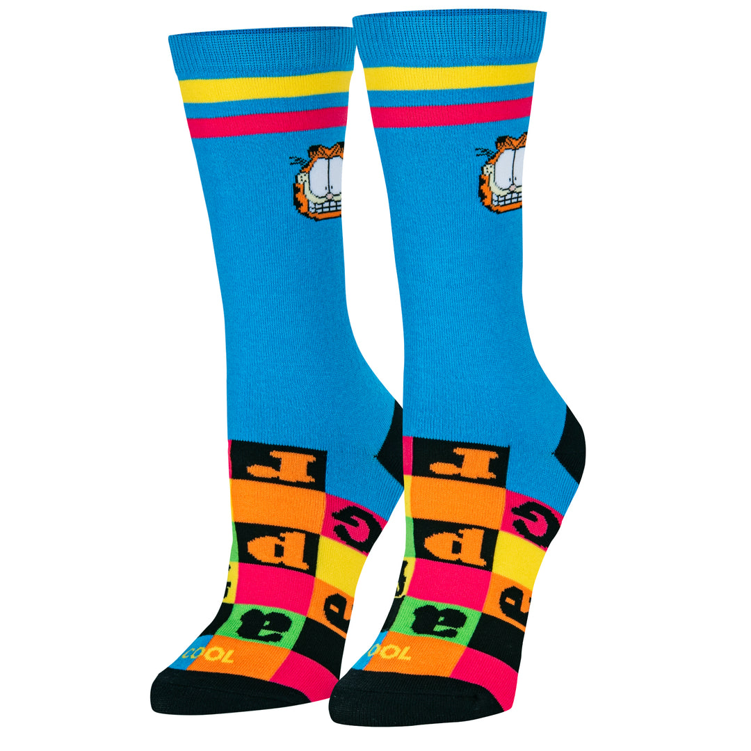 オッド ソックス（ODD SOX）クルー ソックス ミディアム サイズ GARFIELD CHECKERBOARD