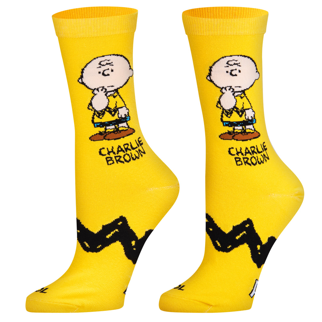 オッド ソックス（ODD SOX）クルー ソックス ミディアム サイズ CHARLIE BROWN